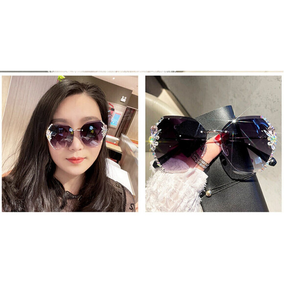 Decorative Framed Glasses In Black - Picture 3 of 4